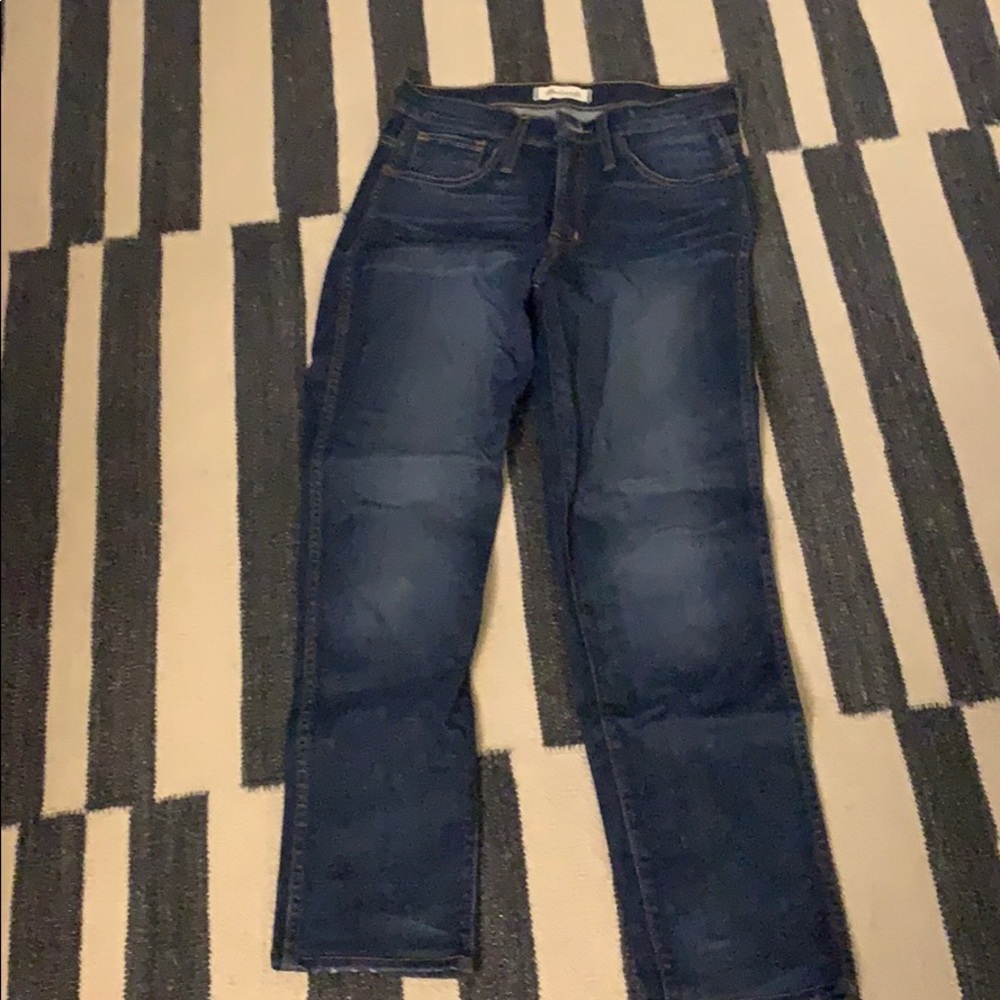 Madewell slim straight jeans